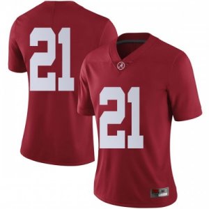 Women's Alabama Crimson Tide #21 Jared Mayden Crimson Limited NCAA College Football Jersey 2403TAPQ5